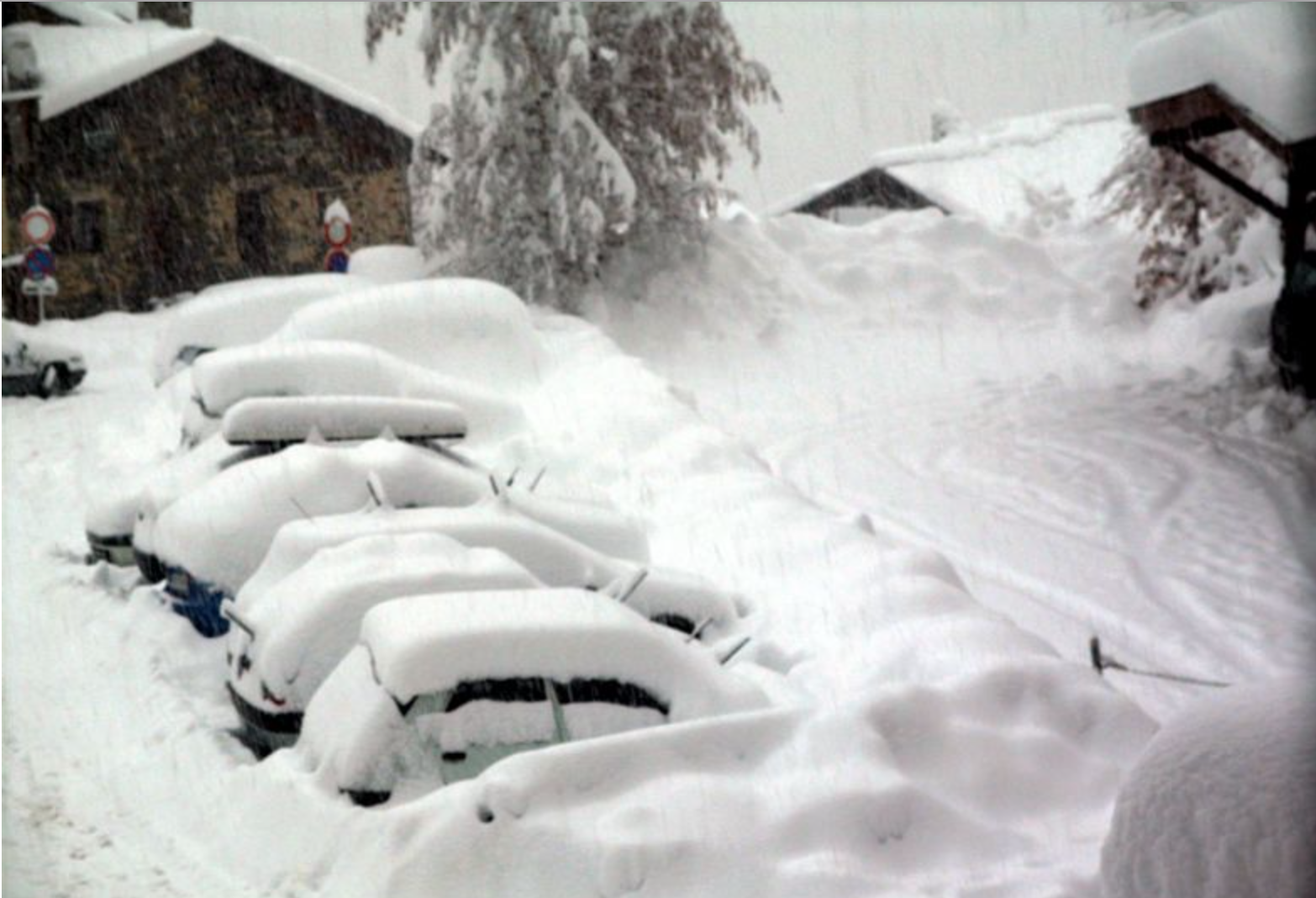 HEavy Snow In France 